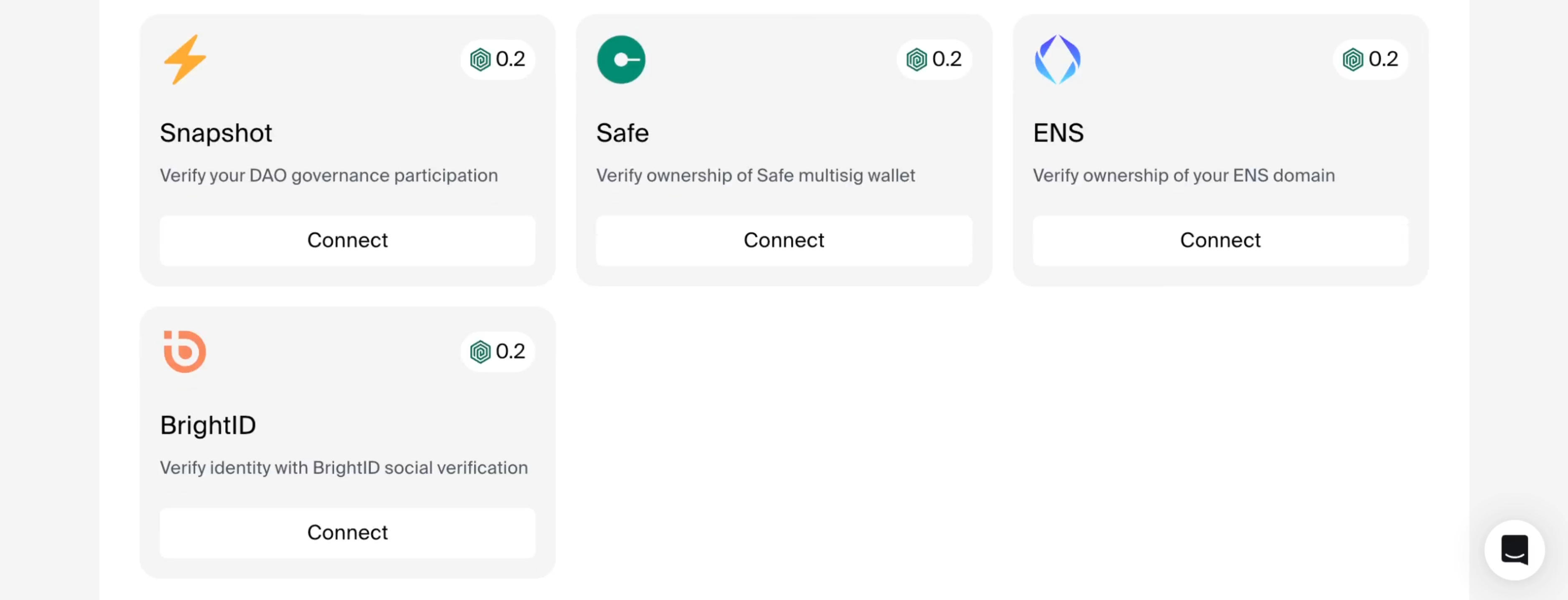 Web2 service stamps options