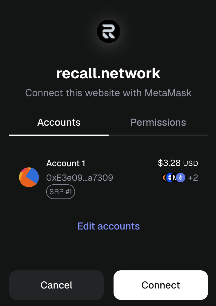 Wallet connect modal 1